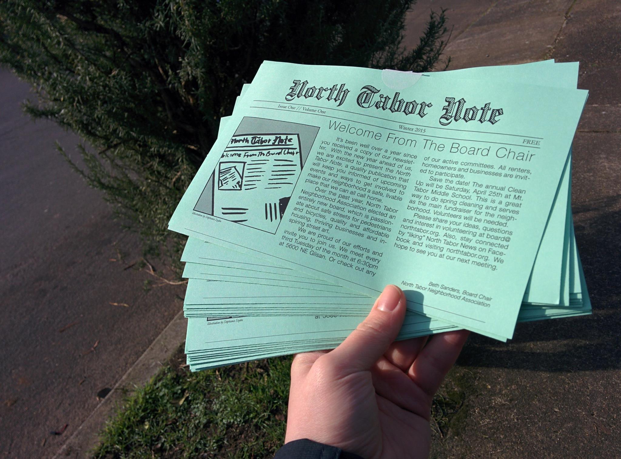 North Tabor Newsletters