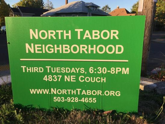 North Tabor board meeting: Tuesday, May 21, 2019