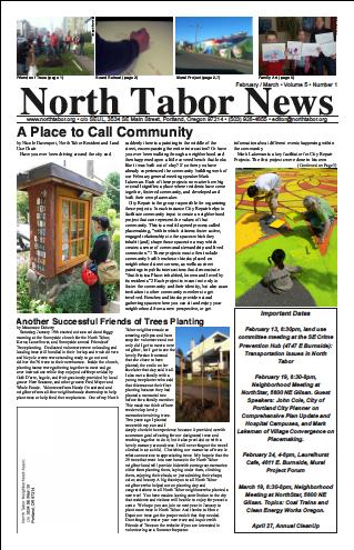Volunteering for North Tabor News