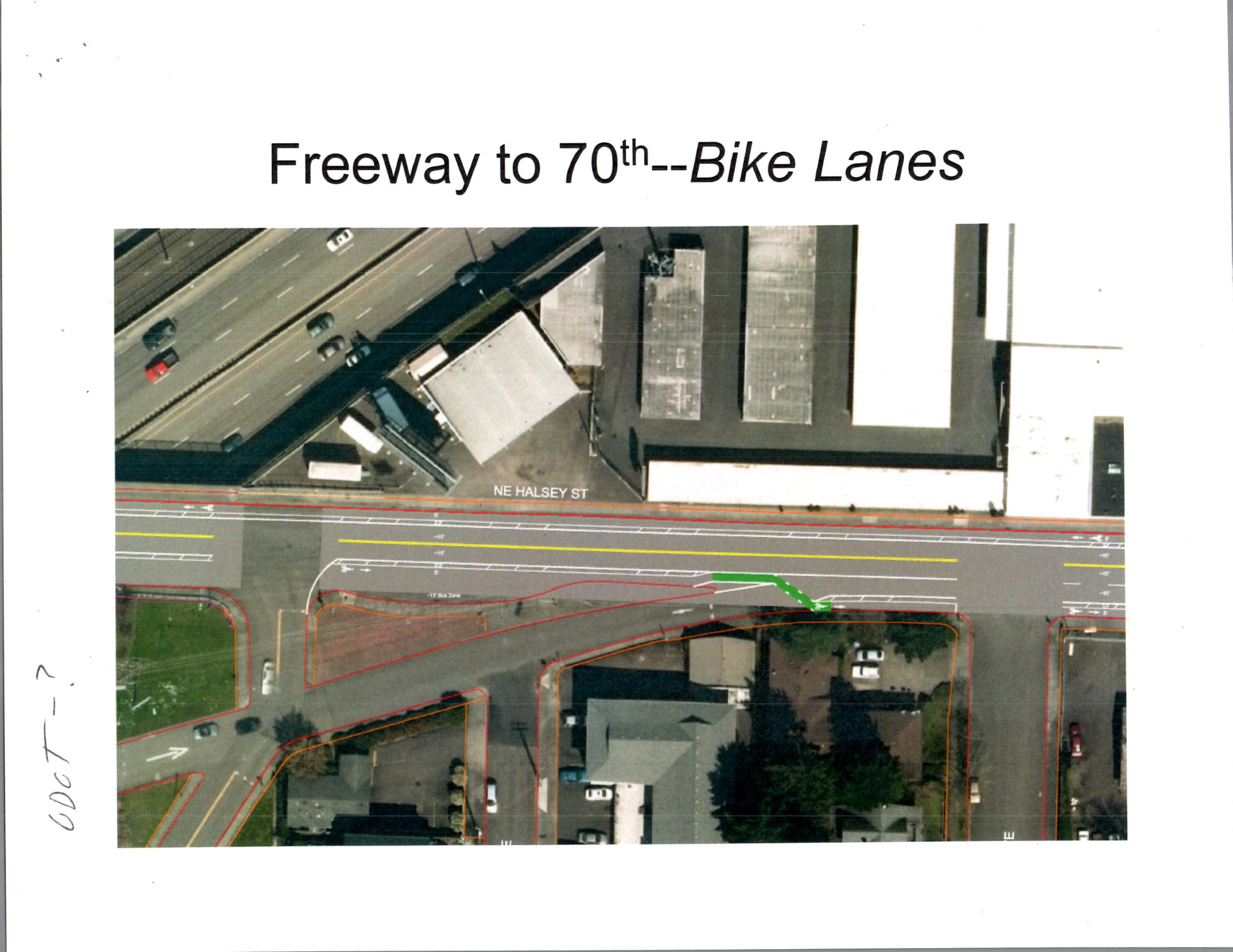 Endorsement of the Halsey roadway lane modernization